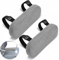 2 Pack Non-Slip Armrest Pads Ergonomic Thick Memory Foam Arm Pads for Office, Gaming Chairs (Grey) by Skrfren