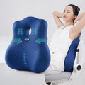 seeknow Lumbar Support Pillow for Chair Back Support Pillow for Couch Lumbar Pillow for Car Office Chair Back Cushion for Lower Back Pain Memory Foam Back Rest for Desk Chair, Recliner, Car Seats by Seeknow-US