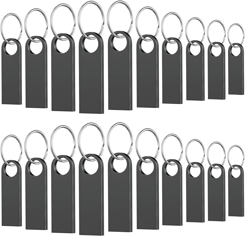 4GB USB Flash Drive 20Pack, Wooolken Sleek Metal USB 2.0 Thumb Drive by Wooolken
