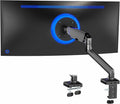 VIVO Heavy Duty Ultrawide Monitor Tension Arm for up to 40 inch Screens, Holds 26.4 lbs, Premium Desk Mount Stand, Black, STAND-V100O by Unknown