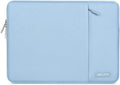 MOSISO Laptop Case 13 inch, Laptop Sleeve Bag with Pocket | Compatible with MacBook Neo A3404 2026/Air/Pro 13 M5/M4/M3/M2/M1 2026-2016, Polyester Vertical Computer Bag, Air Blue by MOSISO