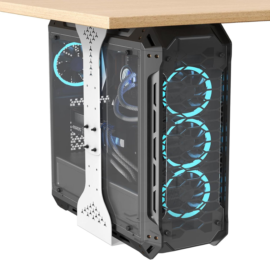 PUTORSEN Under Desk PC Mount, 7.9-13.4’’ Width Range, up to 77 lbs by PUTORSEN