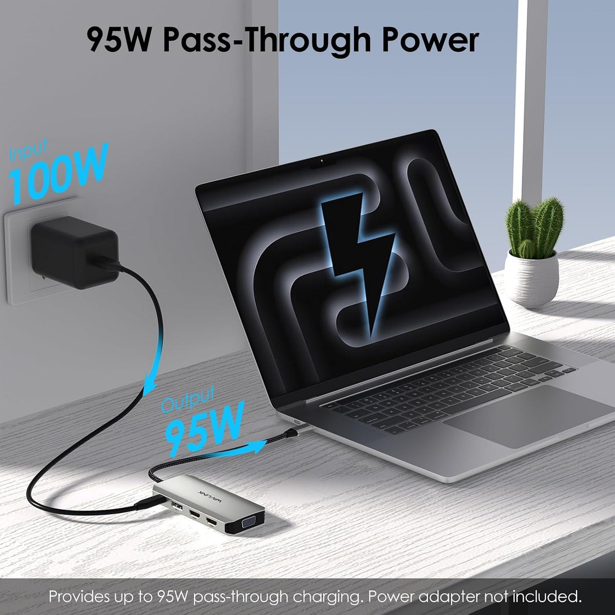 WAVLINK Laptop Docking Station, Quad Monitors, Dual HDMI, DisplayPort, VGA - Image 7