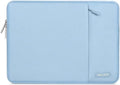 MOSISO Laptop Case 15 inch, Laptop Sleeve Bag with Pocket | Compatible with MacBook Air 15 inch M5 M4 M3 M2 2026-2023, Dell XPS, Polyester Vertical Computer Bag, Air Blue by MOSISO