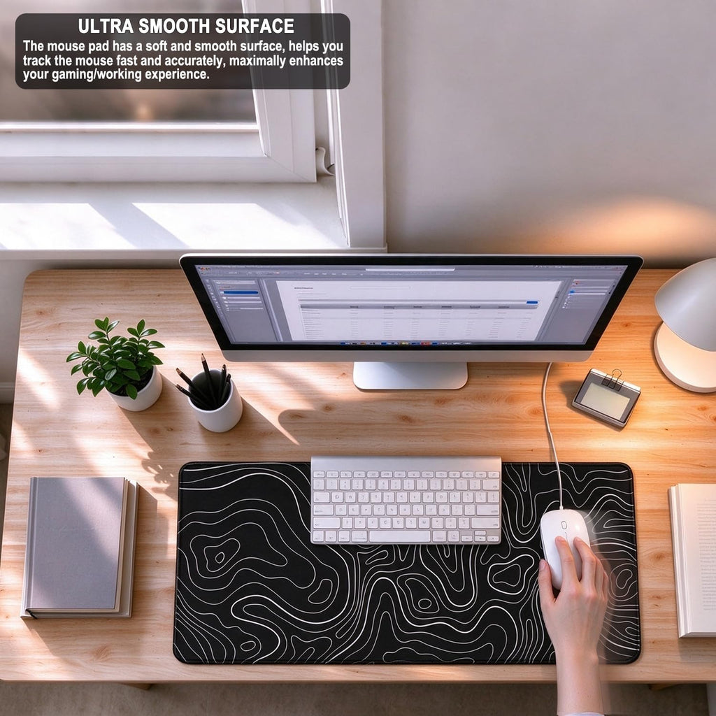 Large Gaming Mouse Pad, Water Resist Fabric XXL Extended Mousepad - Image 6