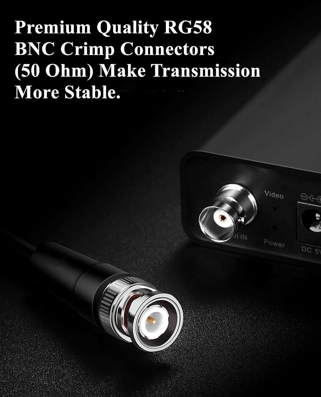 Coaxial Cable Tool Kit, BNC Crimp tool for RG58, RG59, RG62, RG174 - Image 6
