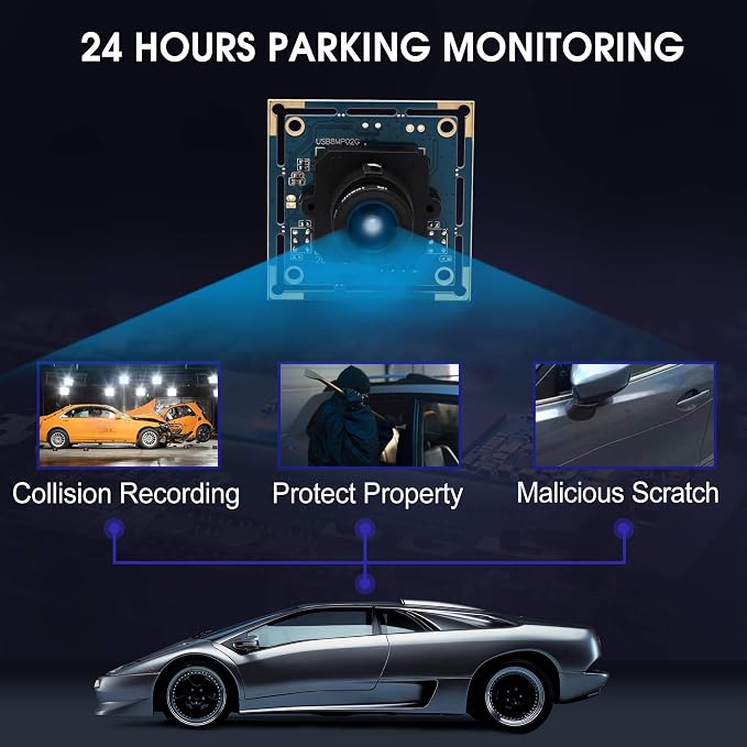 ELP 8mp USB Camera Wide Angle PC Camera for Computer Mini Lightburn Camera for Laser Engraver UVC USB2.0 4K Camera 8mp Monitoring Octoprint 3D Printer USB Security Camera for Jetson Nano - Image 2