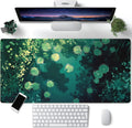 Lily Desk Mat Green Mouse Pad Large Cute Pond Desk Pad Gaming Mousepad XXL 31.5''X15.7'' Plant Aesthetic Extended Big Keyboard Mouse Mat Kawaii Gift for Office Decor by CYZFF