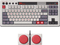 8Bitdo Retro Mechanical Keyboard, Bluetooth/2.4G/USB-C Hot Swappable Gaming Keyboard with 87 Keys, Dual Super Programmable Buttons for Windows and Android - N Edition by 8BitDo