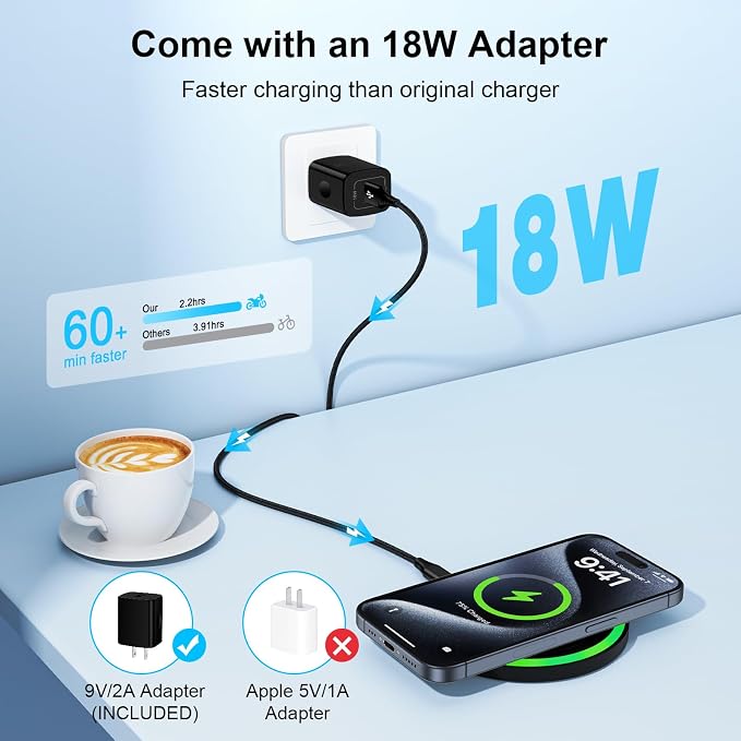 Samsung Wireless Charger Fast Charging Pad for Samsung Galaxy S26 S26 Ultra | S26 Plus S25 Edge S24 Ultra S24+ S24 S23 FE S22 S21 S20 S10 Note 20 10, 18W Phone Wall Charger Cargador Inalambrico - Image 2