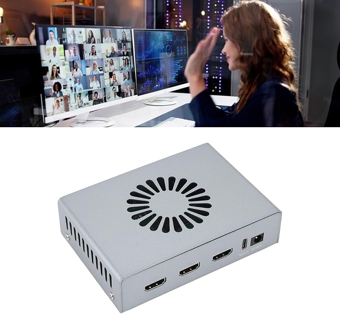 DMA Fuser, 2K 144hz Adapter, HD Multimedia Interface Overlayer Synthesizer, Lossless Simple Operating for Gaming and Video Conferencing - Image 9