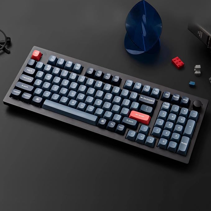 Keychron V5 Max Custom Wireless Mechanical Gaming Keyboard with Number Pad, 96% Layout QMK/VIA 2.4 GHz/Bluetooth 5.1/Wired, RGB Backlit Hot-Swappable Gateron Brown Switch for Mac Windows Linux - Image 8