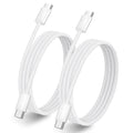 USB C to USB C Cable 3FT 60W, 2-Pack USB C Cable iPhone Charger | Woven Type C Charger Fast Charging Cord for iPhone 17/16/15 Pro Max iPad Pro Air MacBook Samsung Galaxy S26 Pixel 10 by TISENPET