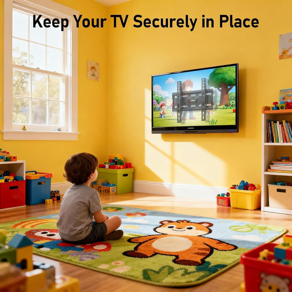 TV Wall Mount Bracket Fixed for 12-43” LED LCD TVs & Monitors - Image 7