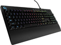 Logitech G213 Prodigy Wired RGB Gaming Keyboard - Black | Mech-Dome Keys, Palm Rest, Adjustable Feet, Media Controls, LIGHTSYNC RGB, USB, Compatible with Windows by Unknown