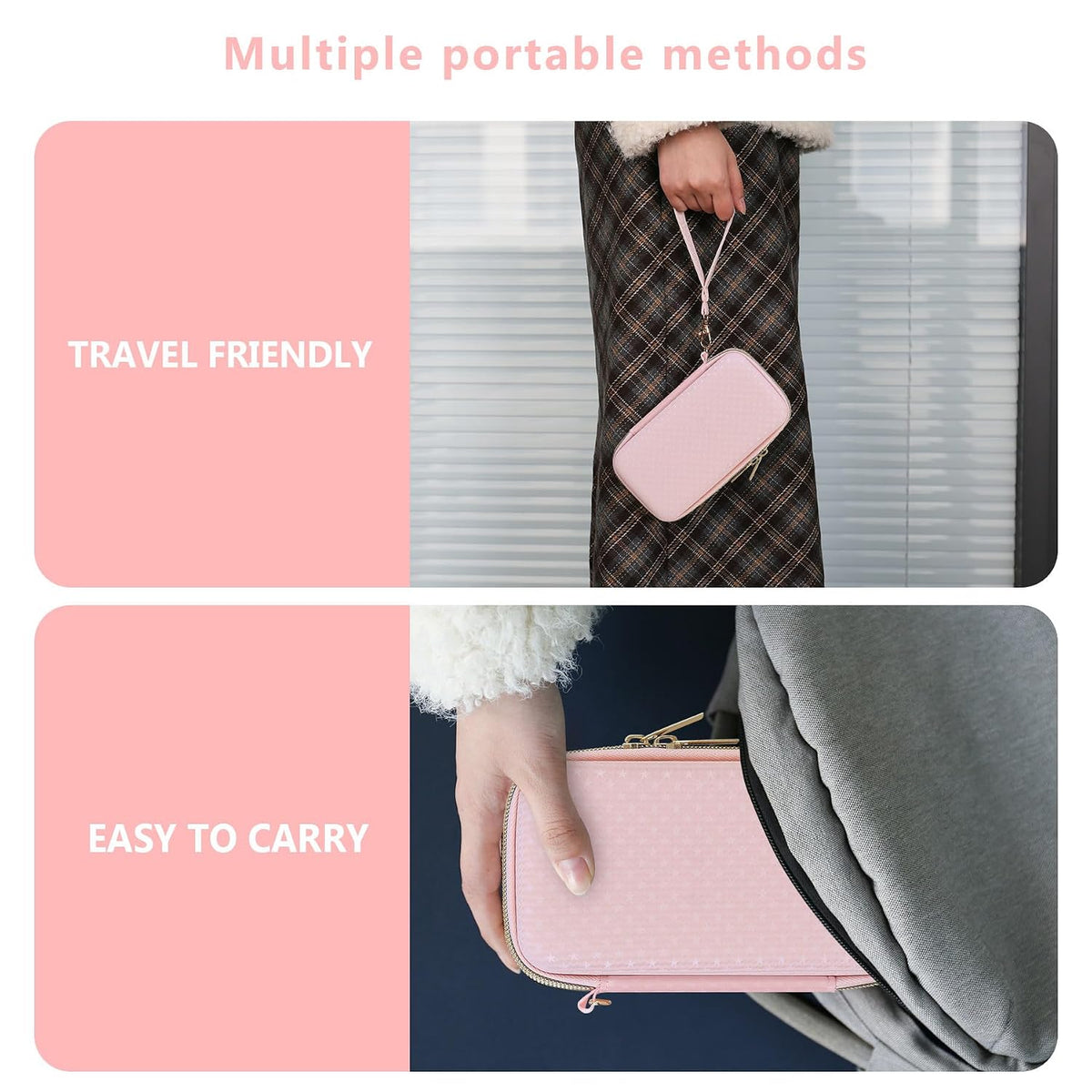 Supmay Carrying Case Compatible with WELLST-G Handheld Game for Kids, Pink - Image 6