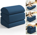 Under Desk Foot Rest, 6-in-1 Ergonomic Footrest, 5 Adjustable Heights-Blue by Arejonner