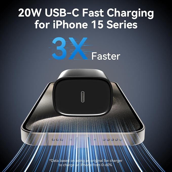 iPhone 17 16 15 Pro Max Charger Fast Charging, 10 FT iPhone 17 Charging Cable Long USB C 10FT Cord with 20W PD Fast iPhone 17 Pro Max Chargers Block for iPhone 17/17 Pro Max/17 Air/16/15 Series, iPad - Image 2