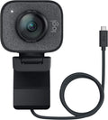 Logitech 2022 StreamCam 1080P HD 60fps Streaming Webcam Full HD Camera with USB-C & Integrated Microphone for Live Streaming and Content Creation - Graphite - 960-001280 (Renewed) by Amazon+Renewed