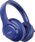 KVIDIO Bluetooth Headphones Wireless Over Ear Headsets 65H Playtime | Deep Bass, HiFi Stereo, Bluetooth 6.0, Microphone, Comfortable Fit, Foldable, Lightweight, Low Latency for Travel Home Office by ProfessionalHeadphonesMaker