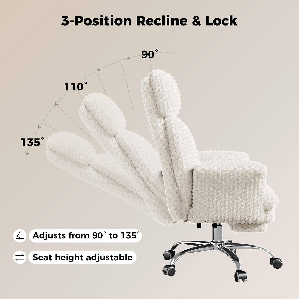 Big and Tall Office Chair, Flip Armrests for Pets & Cross Legged Sitting - Image 6