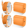 iPhone 17 16 15 Charger Fast Charging Type C Chargers USBC Fast Charger Block& iPhone 17 Charger Cord 10FT Long USB C Charging Cable for Phone 17/17 Pro/17Pro Max/Air/Phone 16 15 Pro Max,Cosmic Orange by DiHines