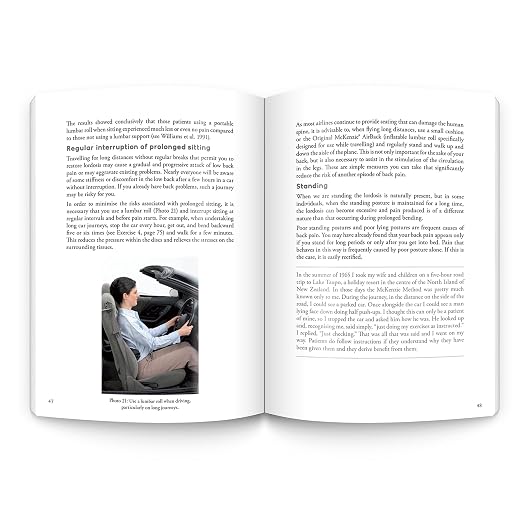 OPTP Back Pain Package – Original McKenzie SuperRoll & Treat Your Own Back | USA-Made low back lumbar pillow for office chairs & car seats & Treat Your Own Back book, 9th edition, by Robin McKenzie - Image 8