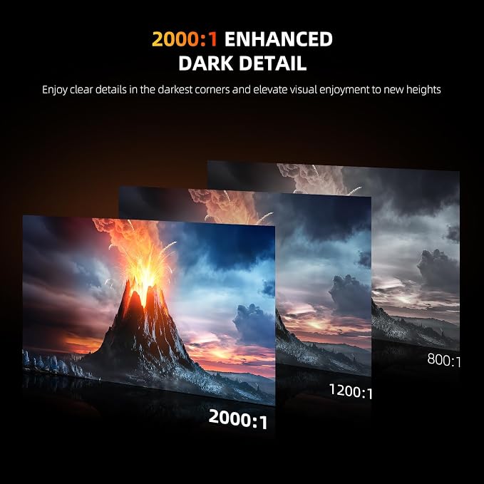 UPERFECT Portable Monitor 4K 24" QLED, 400 Nits 145% sRGB Large Monitor | 3840 * 2160 UHD | USB-C & HDMI | VESA & Stand | Second Screen for Computer, Mini PC, Game Consoles - Image 5