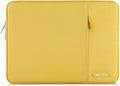 MOSISO Laptop Case 16 inch, 15-15.6 inch Laptop Sleeve Bag with Pocket | Compatible with MacBook Pro 16 M5 M4 M3 M2 M1, HP Acer Dell Lenovo ASUS, Polyester Vertical Computer Bag, Yellow by MOSISO