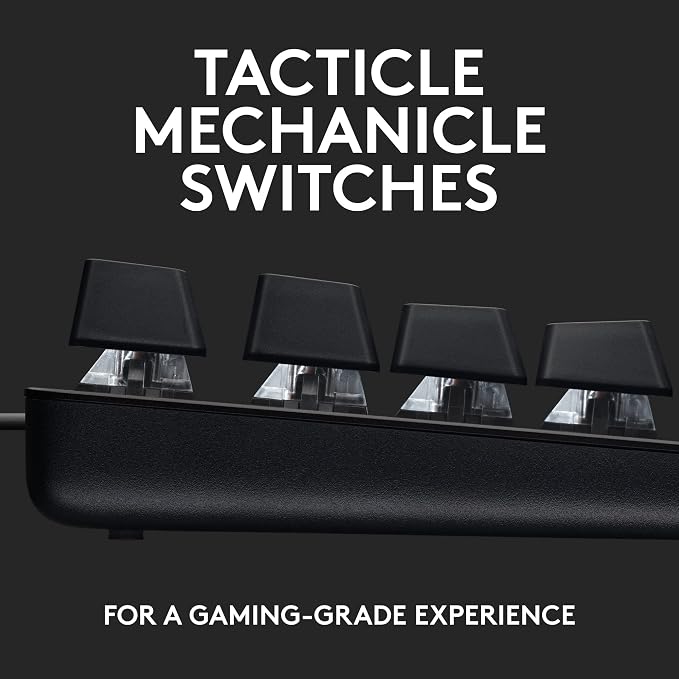 Logitech G413 TKL SE Mechanical Gaming Keyboard + G335 Wired Gaming Headset - Black - Image 2