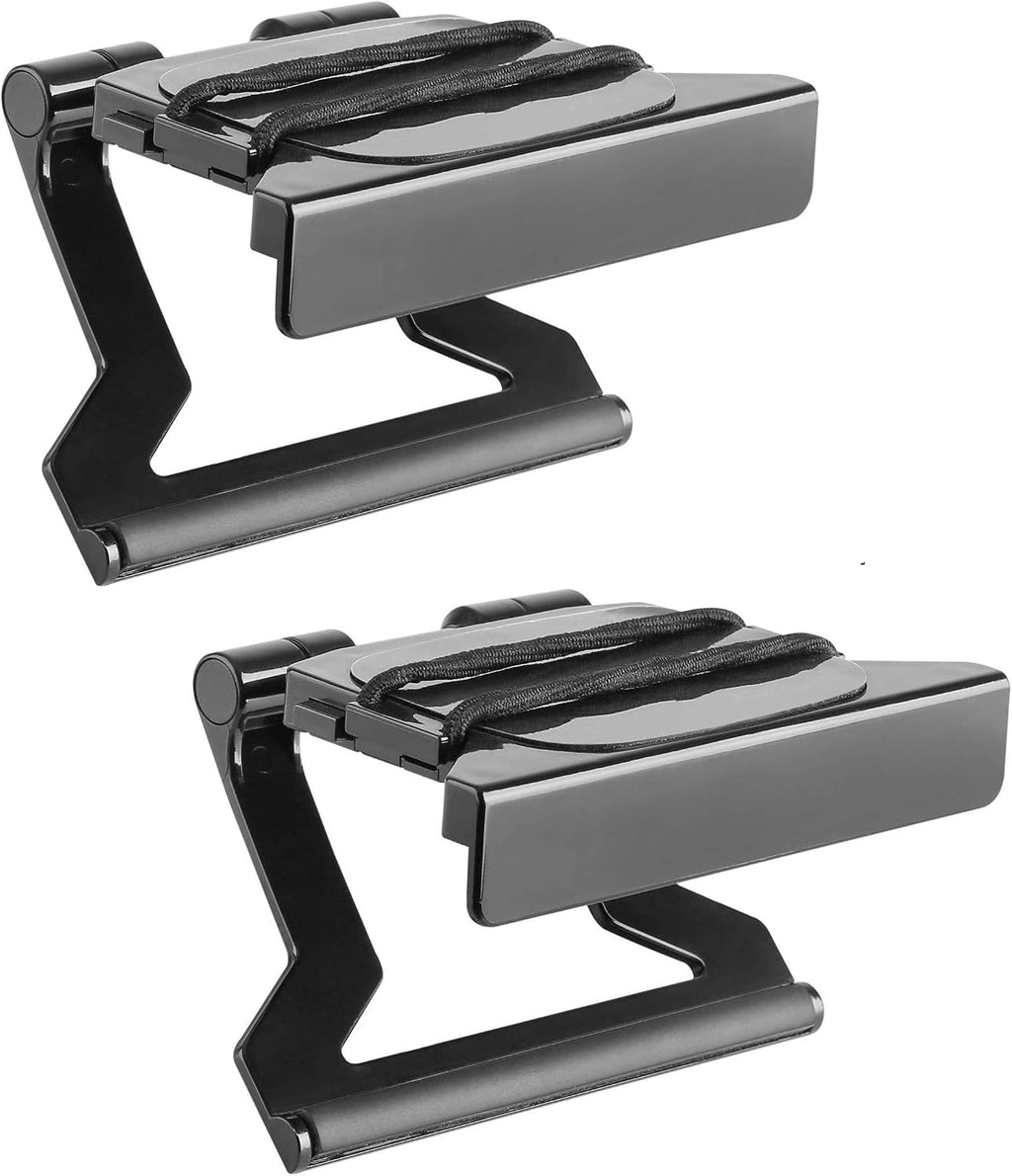 Mount Plus MP-APM-03-01 Top Shelf TV 5-inch Wide Flat Panel Adjustable Clip Mount Holder for Streaming Device, Media Boxes, Speakers and Mount Made for Apple TV (2 Pack 5 Inch) by Mount Plus