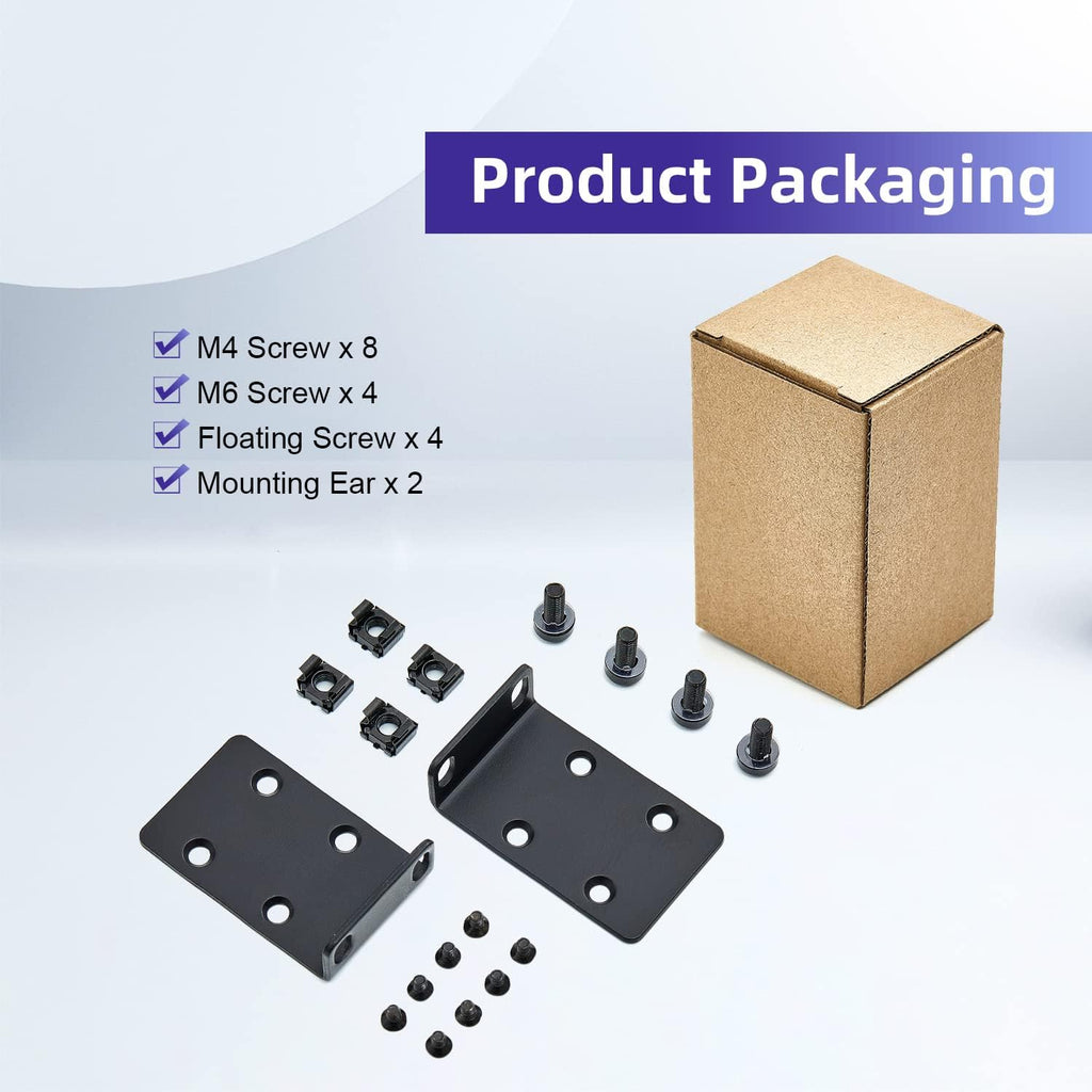 Rack Mount Kit 19" Large Switch Rack Ears Compatible for Cisco Small Business Series (18-50 Port Models) RM-300-19 - Image 5