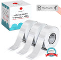 Phomermo D30 Label Tape, Black on Cream White with Glitter Clear Label by Phomemo