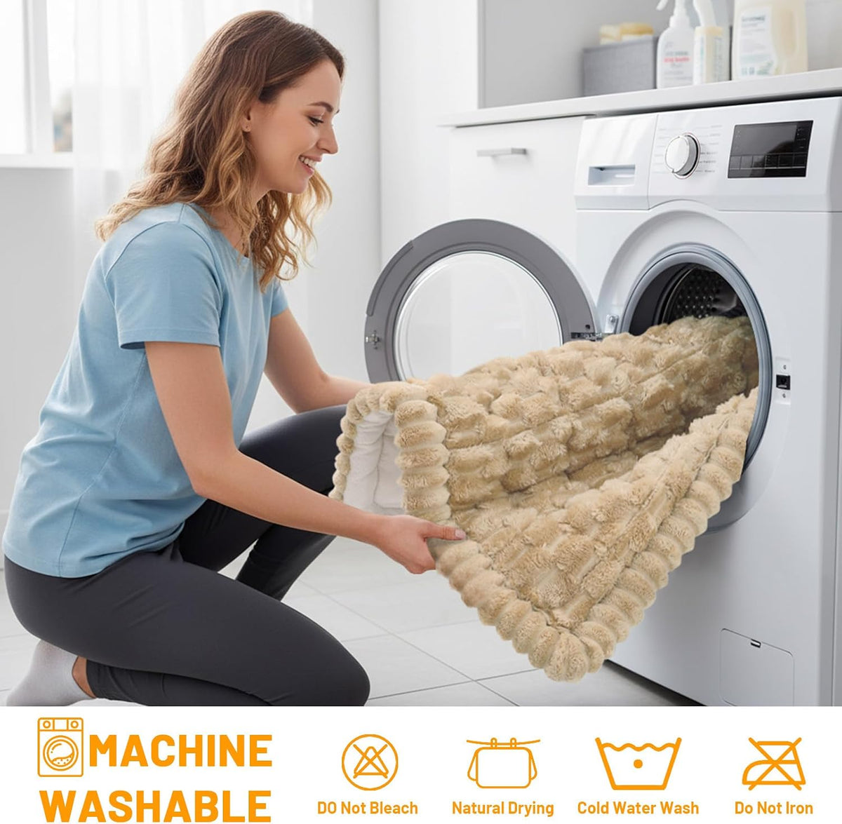 Smiry Couch Covers for Dogs, Non Slip Fuzzy Pet Sofa Protector Washable - Image 8