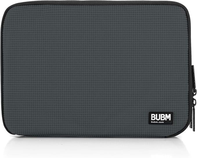 BUBM Double Layer Electronic Accessories Organizer, Travel Gear Bag for Cables, USB Flash Drive, Plug and More, Perfect Size Fits for iPad mini (Medium, Gray) | Travel Gadget Bag for Cables, USB Flash Drive, Plug and More, Perfect Size Fits for iPad Mini - Image 8