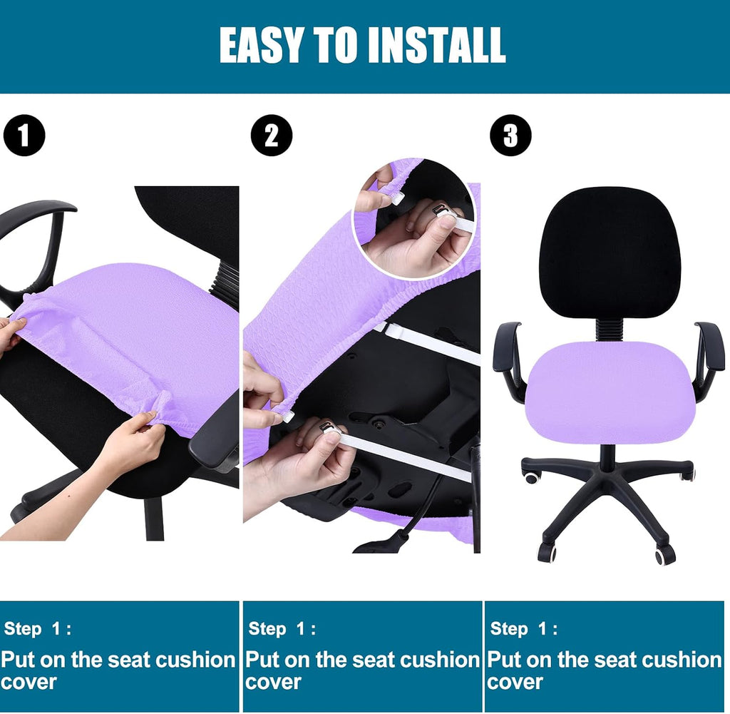 Smiry Office Computer Chair Seat Covers for Desk, Anti-dust Protector - Image 7
