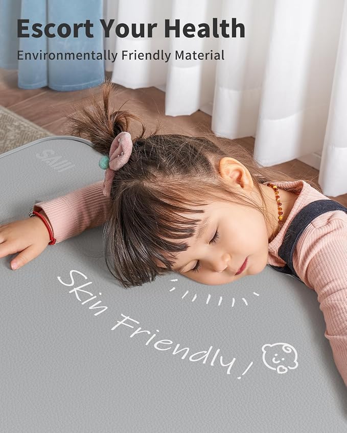 SAIJI Non-Slip Leather Lap Desk Laptop Bed Tray Table, Laptop Stand for Bed | Portable Lightweight Standing Desk for Writing Eating Reading Couch Sofa Floor with Laptop Stopper - Image 8