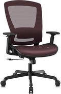 Mesh Office Chair,Ergonomic Computer Desk Chair,Sturdy Task Chair- Adjustable Lumbar Support & Armrests,Tilt Function,Comfort Wide Seat,Swivel Home Office Chair (Red) by ELABEST