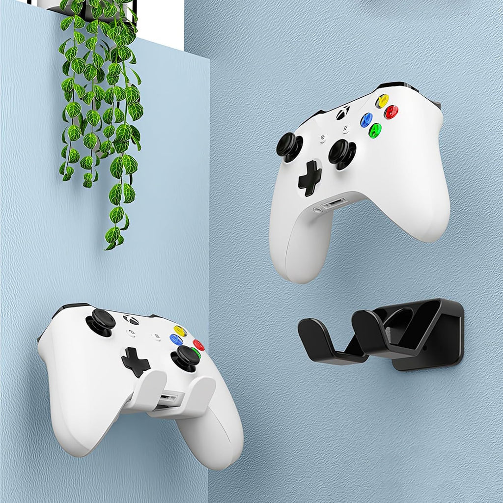 4PCS Controller Holder Wall Mount Headset Holder by Adhesive Screw - Image 2