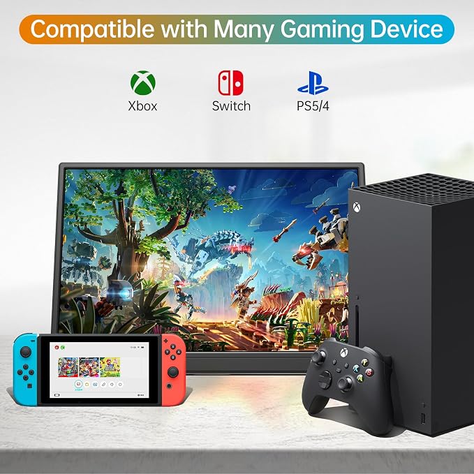 Portable Monitor 16.0inch FHD 1920 * 1200P USB C HDMI Ultra-Slim IPS Travel Display & Speakers, HDR Plug&Play, External Monitor for Laptop PC, Phone, Mac - Image 9
