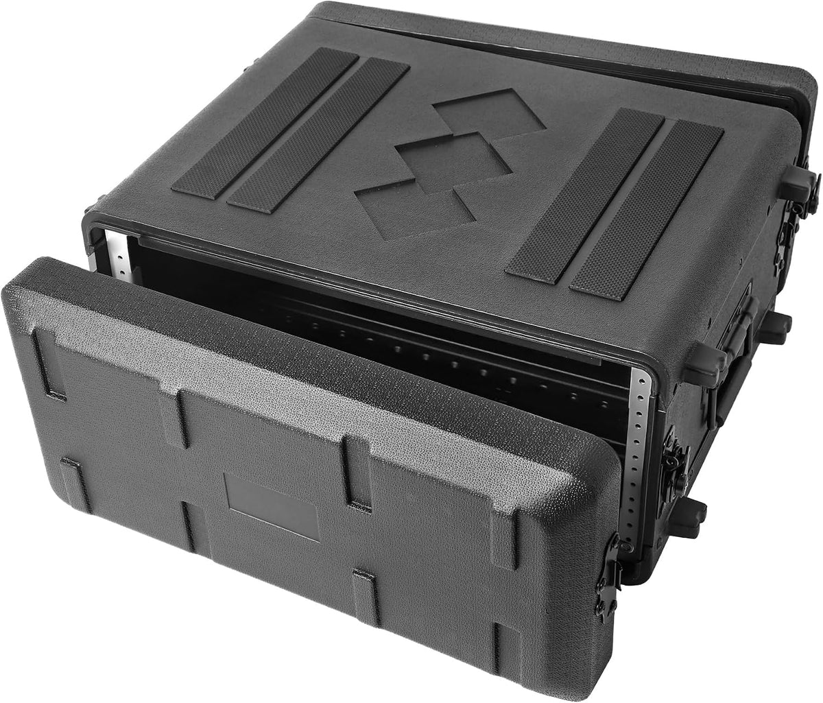 Diandian 4U Rack Case Shallow 16" Depth, Rackmount Flight Case Shock Mount - Image 7