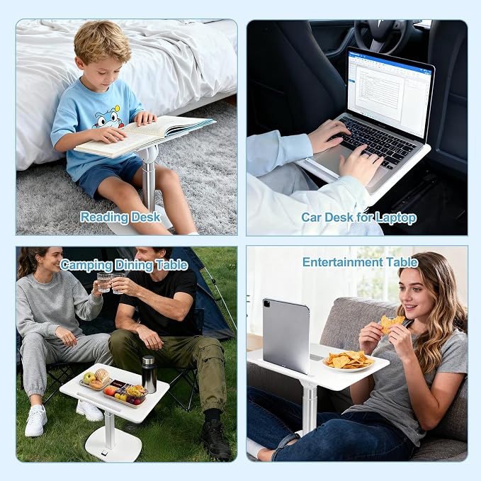 Car Desk for Laptop Passenger Seat- Adjustable Car Seat Tray Table | Car Laptok Desk for Work & Eating Universal Table for Front or Rear Seat - Image 5