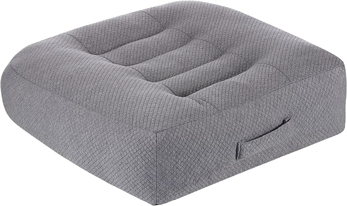 WSGJHB Large Seat Cushion, Extra Thick Booster Seat Cushions Long Sitting | Office Chair Cushion Long Sitting Office Workers, Car Drivers, Relieves Back Pain, Breathable, Anti-Slip, 20x20x6 inchs by SeatCushionforOfficeChairCar