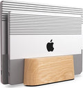 COREMINDED Adjustable Dual Vertical Laptop Stand for Desk, Wooden Laptop Holder, MacBook Pro Stand, Wood Mac Air Dock by COREMINDED