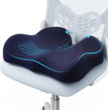 A-Pce Ergonomic Seat Cushion, Non-Slip Seat Cushion for Office Chair, Blue | Relieves Sciatica, Lower Back & Coccyx Pain, Suitable for Office Chair, Car Seat & Driving by A-PceforSeat
