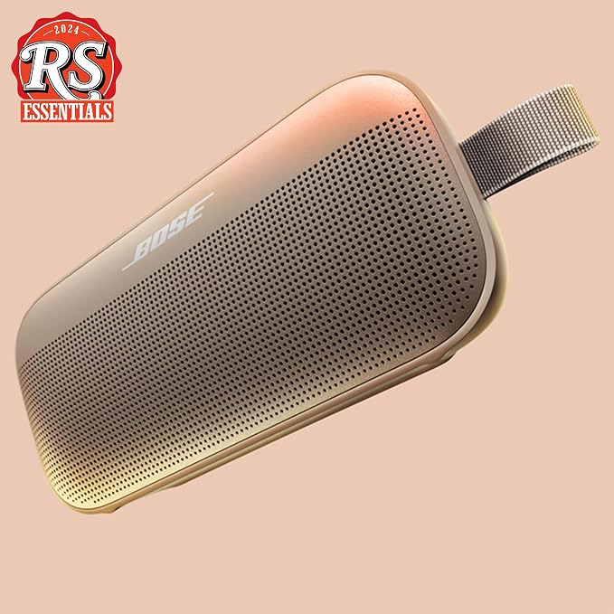 Bose SoundLink Flex Bluetooth Speaker (2nd Gen) - Portable Outdoor Speaker with Hi-Fi Audio, Waterproof and Dustproof, USB-C, Up to 12 Hours Battery Life, Sandstone - Image 2