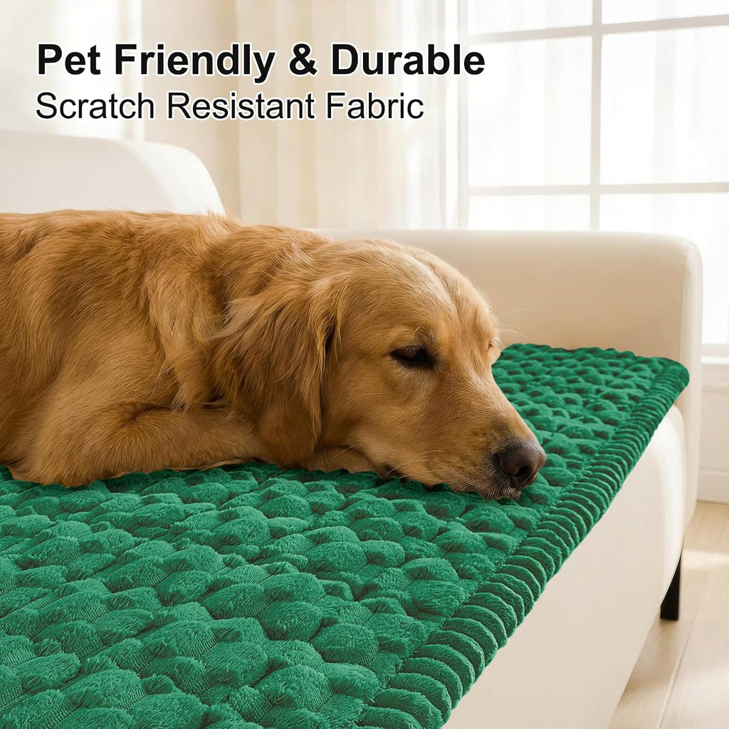 Smiry Couch Covers for Dogs, Non Slip Fuzzy Pet Sofa Protector Washable - Image 3