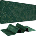 Gaming Mouse Pad - (31.5"×11.8") Topographic Large Mouse Pads for Desk - Desk Mat for Keyboard and Mouse with Non-Slip Base, Desks Pad Matfor Game/Office & Home by Yuhijoy