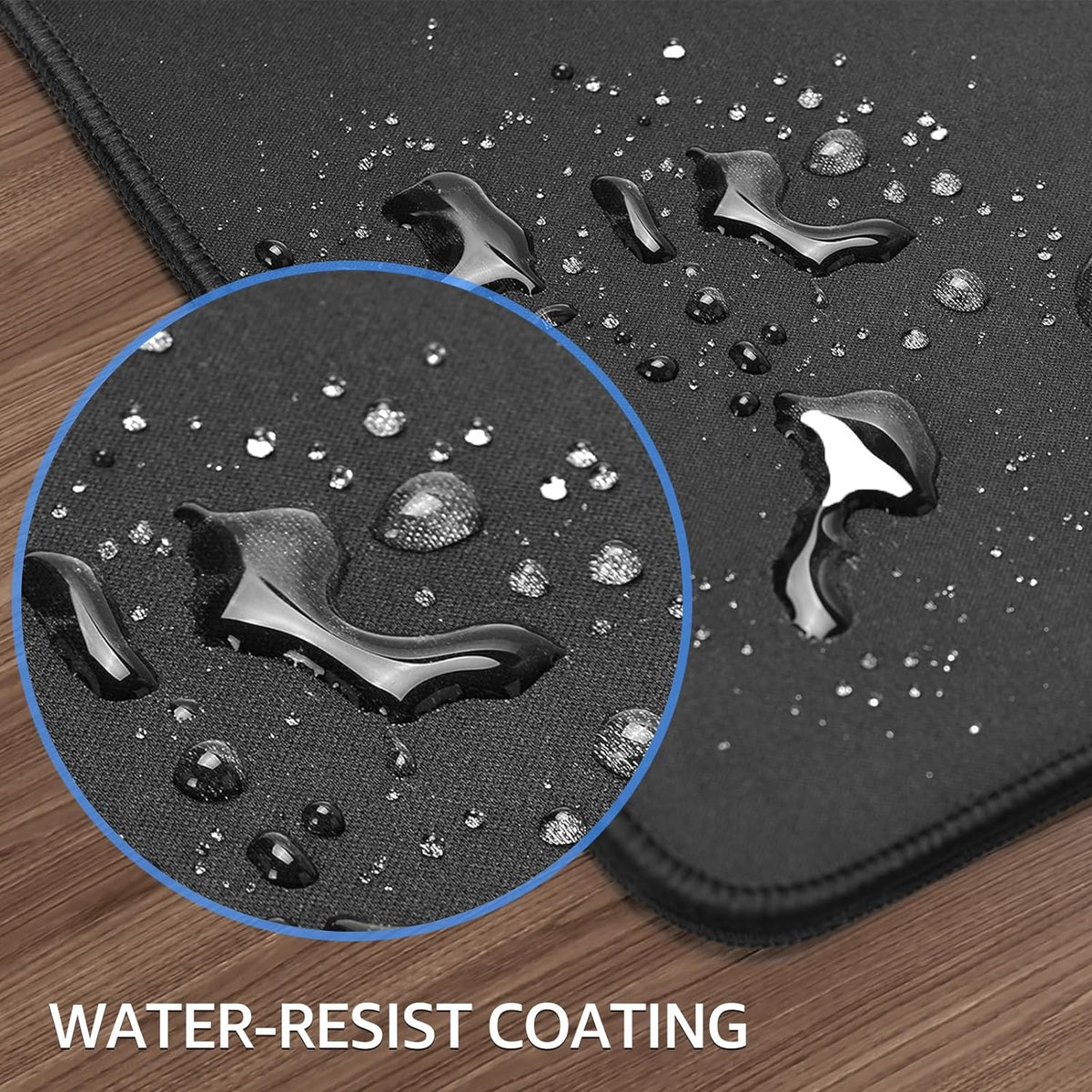 KTRIO Large Gaming Mouse Pad Desk Mat for Gamer, 31.5" x 15.7", Black, XXL - Image 5