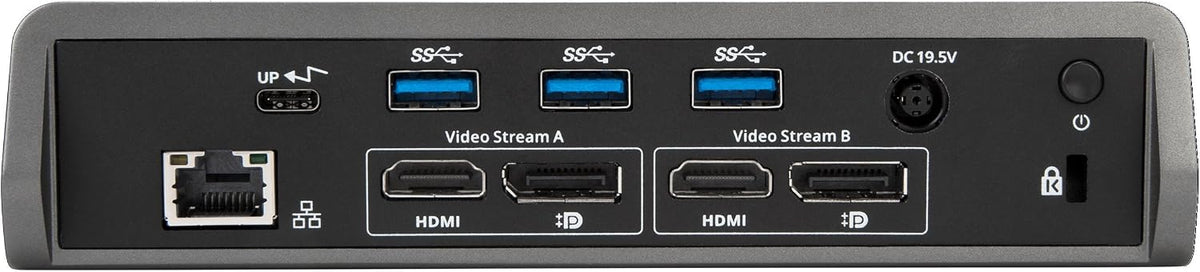 Targus USB-C Universal Dual Video 4K Laptop Docking Station with Charging Power, Audio, & 4 USB Ports for PC, Mac, & Android (DOCK180USZ) - Image 3